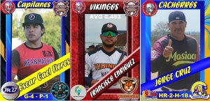 LIDERES INDIVIDUALES EN LA LIGA MAYOR PROMOCIONAL DE BEISBOL DEL SUR DE SONORA