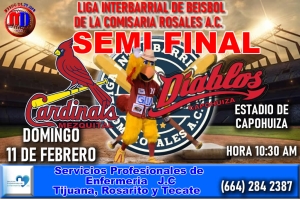 DOMINGO DE FIESTA EN EL BEISBOL DE LA LIGA ITERBARRIAL DE BEISBOL DE LA COMISARIA ROSALES A.C.